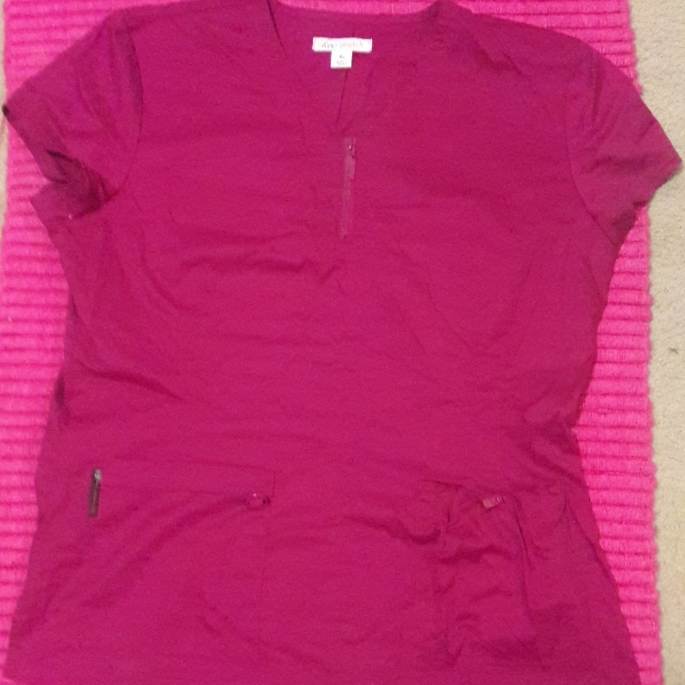Maroon scrubs